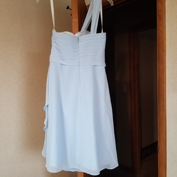 Azazie Madalynn Sky Blue Size A4 - Picture 2 of 6